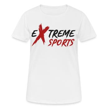 Extremsportler Sport Sportlich - Frauen T-Shirt atmungsaktiv - Weiß - Vorne - AI Model Female 172 dark (172cm)