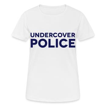 Police - T-shirt respirant Femme - blanc - Devant - AI Model Female 172 dark (172cm)