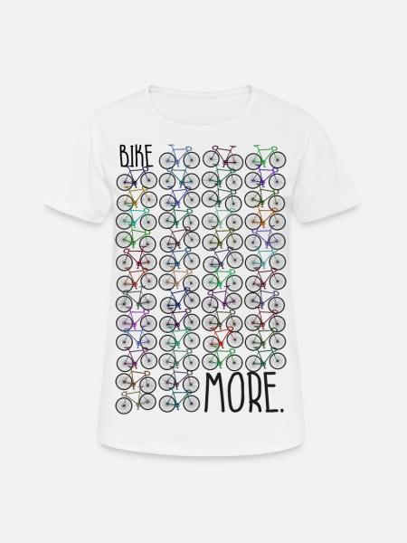 BIKE MORE. Critical Mass - Frauen T-Shirt atmungsaktiv - Weiß