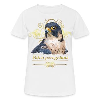 Faucon - T-shirt respirant Femme - blanc - Devant - AI Model Female 172 dark (172cm)