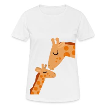 Mutterliebe - Frauen T-Shirt atmungsaktiv - Weiß - Vorne - AI Model Female 172 dark (172cm)