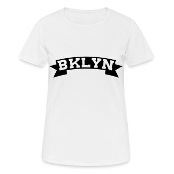 BKLYN / BROOKLYN - Women's Breathable T-Shirt - white - Front - AI Model Female 172 dark (172cm)