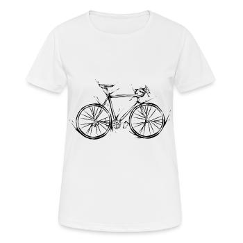 Coureur - T-shirt respirant Femme - blanc - Devant - AI Model Female 172 dark (172cm)