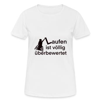 surfaite - T-shirt respirant Femme - blanc - Devant - AI Model Female 172 dark (172cm)