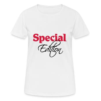 Special Edition - Women's Breathable T-Shirt - white - Front - AI Model Female 172 dark (172cm)