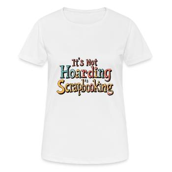 Handmade Cards Scrapbooking Crafts - Women's Breathable T-Shirt - white - Front - AI Model Female 172 dark (172cm)