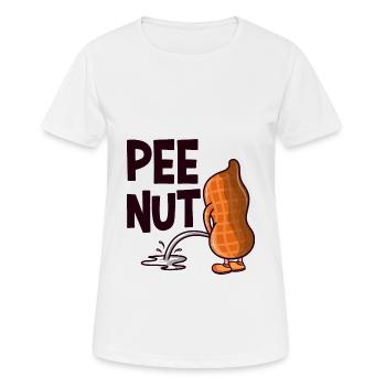 Peenut - T-shirt respirant Femme - blanc - Devant - AI Model Female 172 dark (172cm)