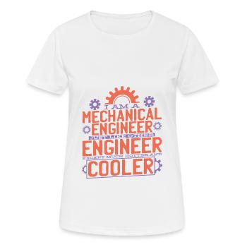 Mechanical engineering mechanical engineer gentlemen - Women's Breathable T-Shirt - white - Front - AI Model Female 172 dark (172cm)