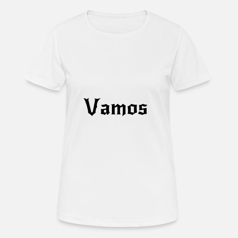 Vamos - Women's Breathable T-Shirt - white