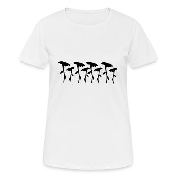 Fleur symbole fleur huit fleurs - T-shirt respirant Femme - blanc - Devant - AI Model Female 172 dark (172cm)