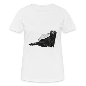 Honey Badger - Women's Breathable T-Shirt - white - Front - AI Model Female 172 dark (172cm)