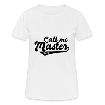 Master 2023 Graduation Graduation Uni - Women's Breathable T-Shirt - white - Front - AI Model Female 172 dark (172cm)