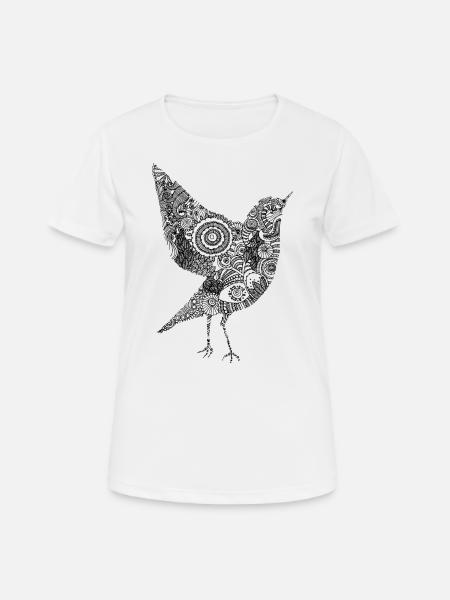 The bird - Women's Breathable T-Shirt - white