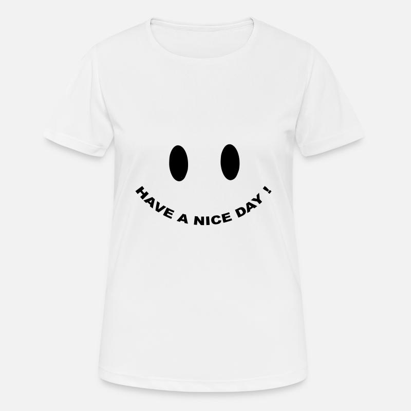 Nice day - Women's Breathable T-Shirt - white