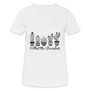 Cactus Fucculent Cactus Garden Cactus Plants - Women's Breathable T-Shirt - white - Front - AI Model Female 172 dark (172cm)