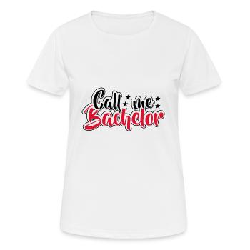 Baccalauréat Réussi Graduation Doctorat Graduation - T-shirt respirant Femme - blanc - Devant - AI Model Female 172 dark (172cm)