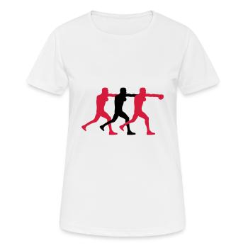 boxer - Women's Breathable T-Shirt - white - Front - AI Model Female 172 dark (172cm)