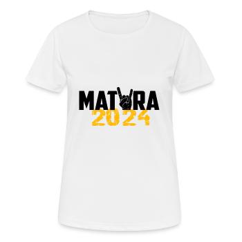 Matura 2024 Maturareise Maturafeier Maturant - Frauen T-Shirt atmungsaktiv - Weiß - Vorne - AI Model Female 172 dark (172cm)
