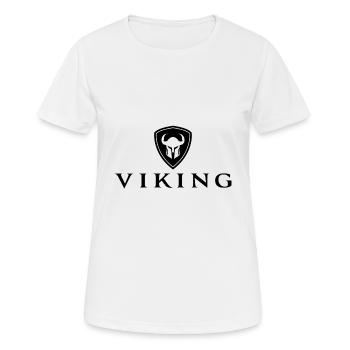 Viking shield - Women's Breathable T-Shirt - white - Front - AI Model Female 172 dark (172cm)