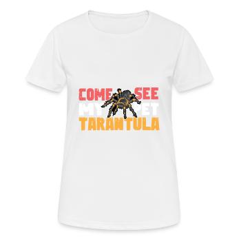 See my pet. Pet Lovers Gesche - Women's Breathable T-Shirt - white - Front - AI Model Female 172 dark (172cm)