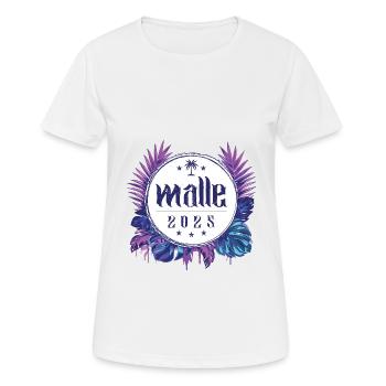 Malle 2025 - Women's Breathable T-Shirt - white - Front - AI Model Female 172 dark (172cm)