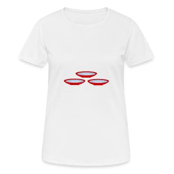 One piece ASL - Frauen T-Shirt atmungsaktiv - Weiß - Vorne - AI Model Female 172 dark (172cm)