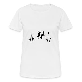 Capoeira - T-shirt respirant Femme - blanc - Devant - AI Model Female 172 dark (172cm)