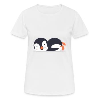 Penguin - Women's Breathable T-Shirt - white - Front - AI Model Female 172 dark (172cm)