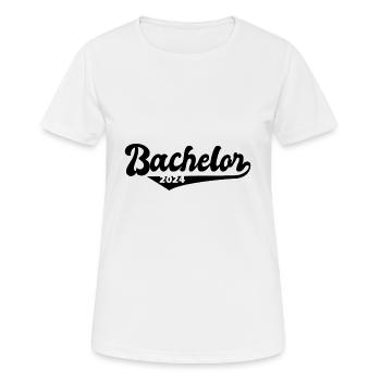Baccalauréat 2024 Diplôme d’études supérieures - T-shirt respirant Femme - blanc - Devant - AI Model Female 172 dark (172cm)