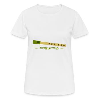 whistle green - Women's Breathable T-Shirt - white - Front - AI Model Female 172 dark (172cm)