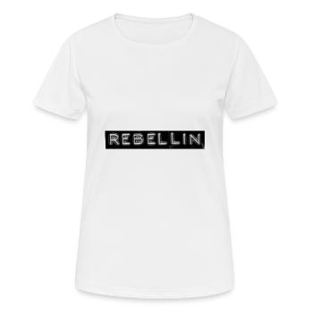 Rebel tape - Women's Breathable T-Shirt - white - Front - AI Model Female 172 dark (172cm)