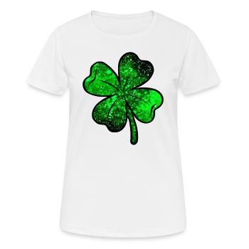 Cosmic Luck - Women's Breathable T-Shirt - white - Front - AI Model Female 172 dark (172cm)