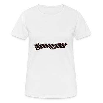 Hyperachnid typography - Women's Breathable T-Shirt - white - Front - AI Model Female 172 dark (172cm)