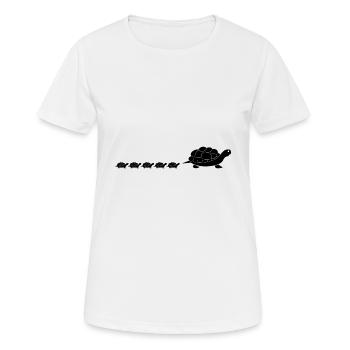Turtle Turtle - Women's Breathable T-Shirt - white - Front - AI Model Female 172 dark (172cm)