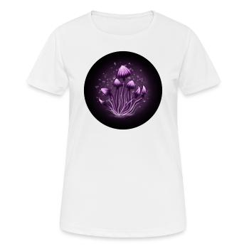 Magic mushrooms - Frauen T-Shirt atmungsaktiv - Weiß - Vorne - AI Model Female 172 dark (172cm)