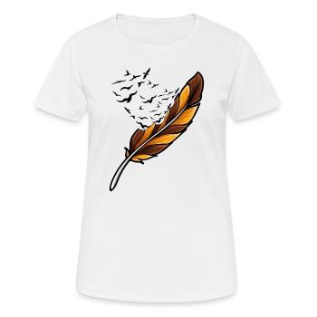 Bounce - Women's Breathable T-Shirt - white - Front - AI Model Female 172 dark (172cm)