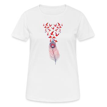 Bounce - Women's Breathable T-Shirt - white - Front - AI Model Female 172 dark (172cm)