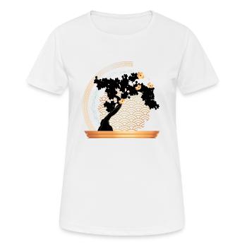 Arbre - T-shirt respirant Femme - blanc - Devant - AI Model Female 172 dark (172cm)