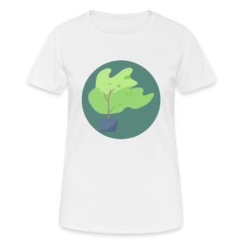 Arbre - T-shirt respirant Femme - blanc - Devant - AI Model Female 172 dark (172cm)