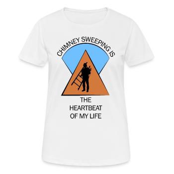 Ramoneur Ramoneur Ramoneur - T-shirt respirant Femme - blanc - Devant - AI Model Female 172 dark (172cm)