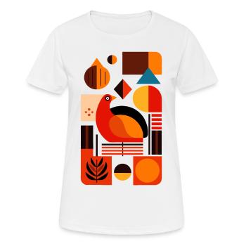 Action de grâce - T-shirt respirant Femme - blanc - Devant - AI Model Female 172 dark (172cm)