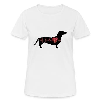 100% de la température de la 100000000 - T-shirt respirant Femme - blanc - Devant - AI Model Female 172 dark (172cm)
