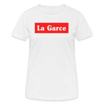 LA GARCE - T-shirt respirant Femme - blanc - Devant - AI Model Female 172 dark (172cm)