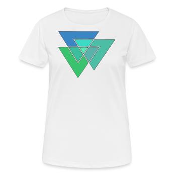 pattern - Women's Breathable T-Shirt - white - Front - AI Model Female 172 dark (172cm)