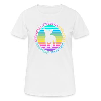 Chihuahua - un modèle pour les amateurs de chiens chiala - T-shirt respirant Femme - blanc - Devant - AI Model Female 172 dark (172cm)