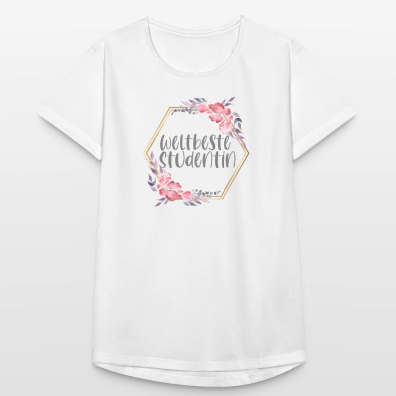Studentin Studium Mädchen Lernen Geschenk Frauen T-Shirt atmungsaktiv