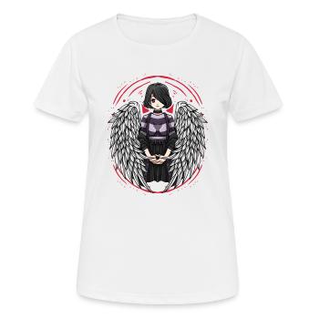 Emo Girls Fashion Egirl Sad - Frauen T-Shirt atmungsaktiv - Weiß - Vorne - AI Model Female 172 dark (172cm)