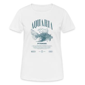 Lionfish Marine Fish Keeper Modern Streetwear - Women's Breathable T-Shirt - white - Front - AI Model Female 172 dark (172cm)