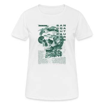 Aquascaping Moderner tropischer Fischhalter Aquarianer - Frauen T-Shirt atmungsaktiv - Weiß - Vorne - AI Model Female 172 dark (172cm)