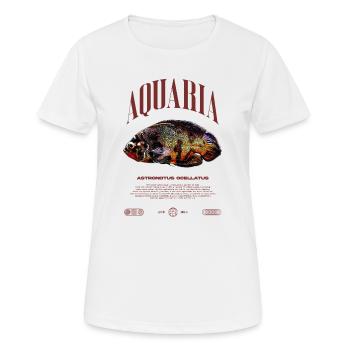 Oscar Fish Keeper Modern Streetwear - Women's Breathable T-Shirt - white - Front - AI Model Female 172 dark (172cm)